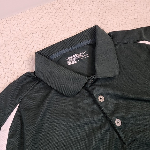 Other - Nike Golf Dri-FIT Tour Performance Polo Shirt Men's‎ XXL Green White Accents